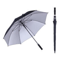 Silver Coating Promotion Customized 30 Inch UV Golf Umbrellas